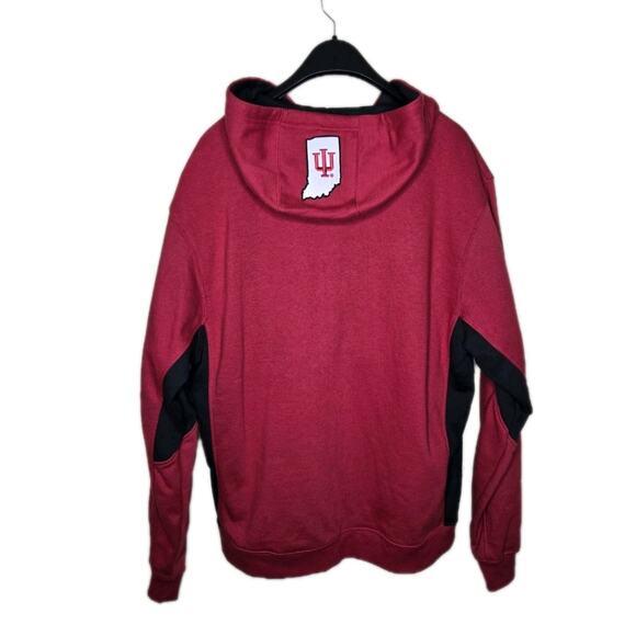 Indiana Hoosiers Red Pullover Hoodie Size XL Fleece Embroidered Colosseum... - Picture 4 of 11